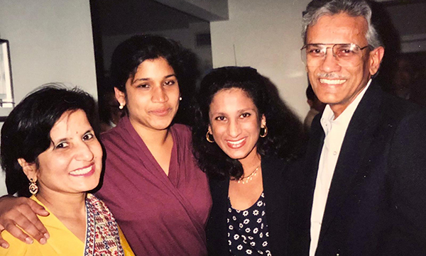 The Shroff family in 1992